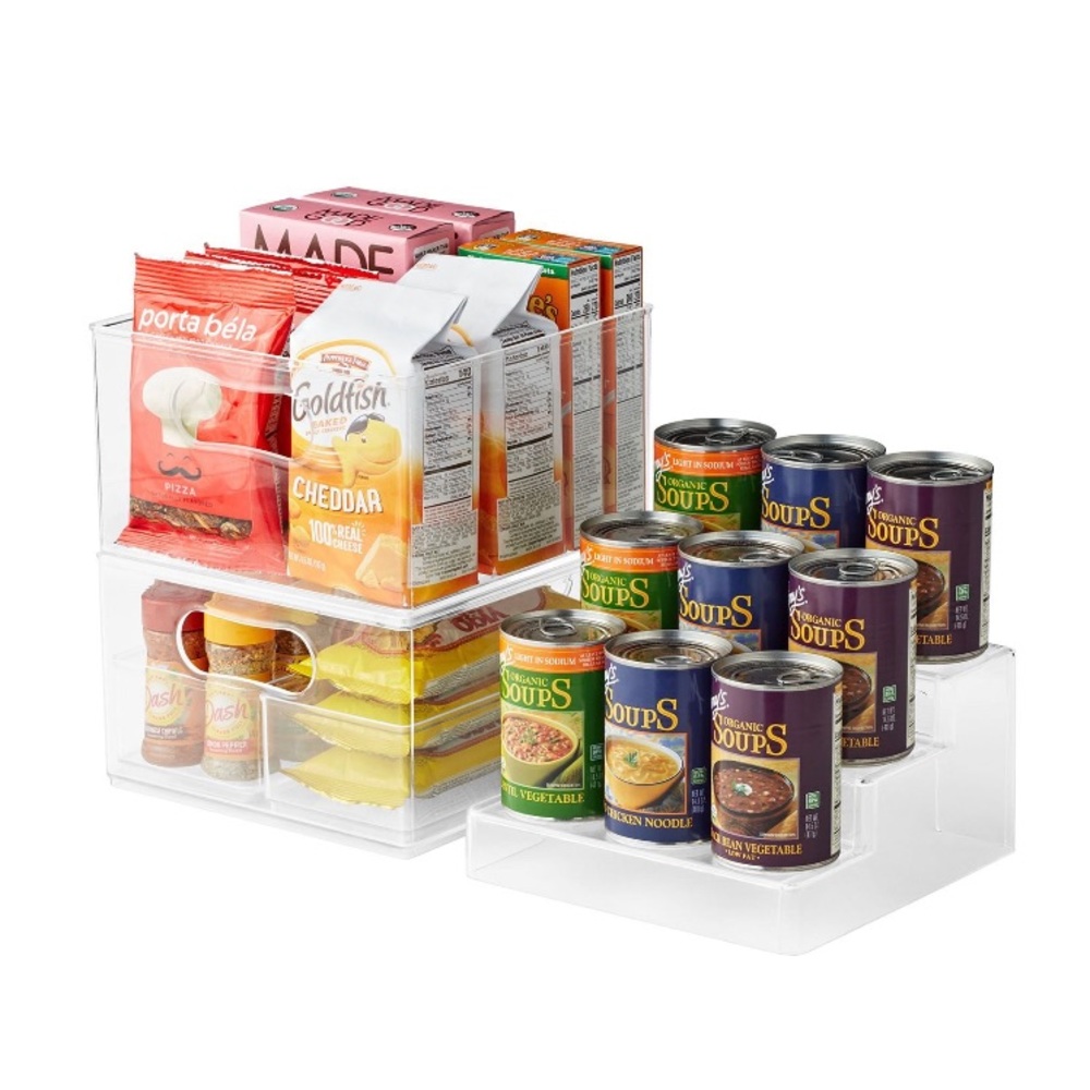The Home Edit 5 Piece Pantry Edit, Plastic Modular Storage System